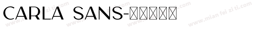 carla sans字体转换